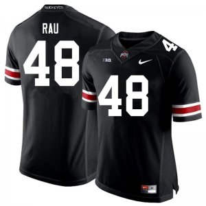 NCAA Ohio State Buckeyes Men's #48 Corey Rau Black Nike Football College Jersey GHR8445KN